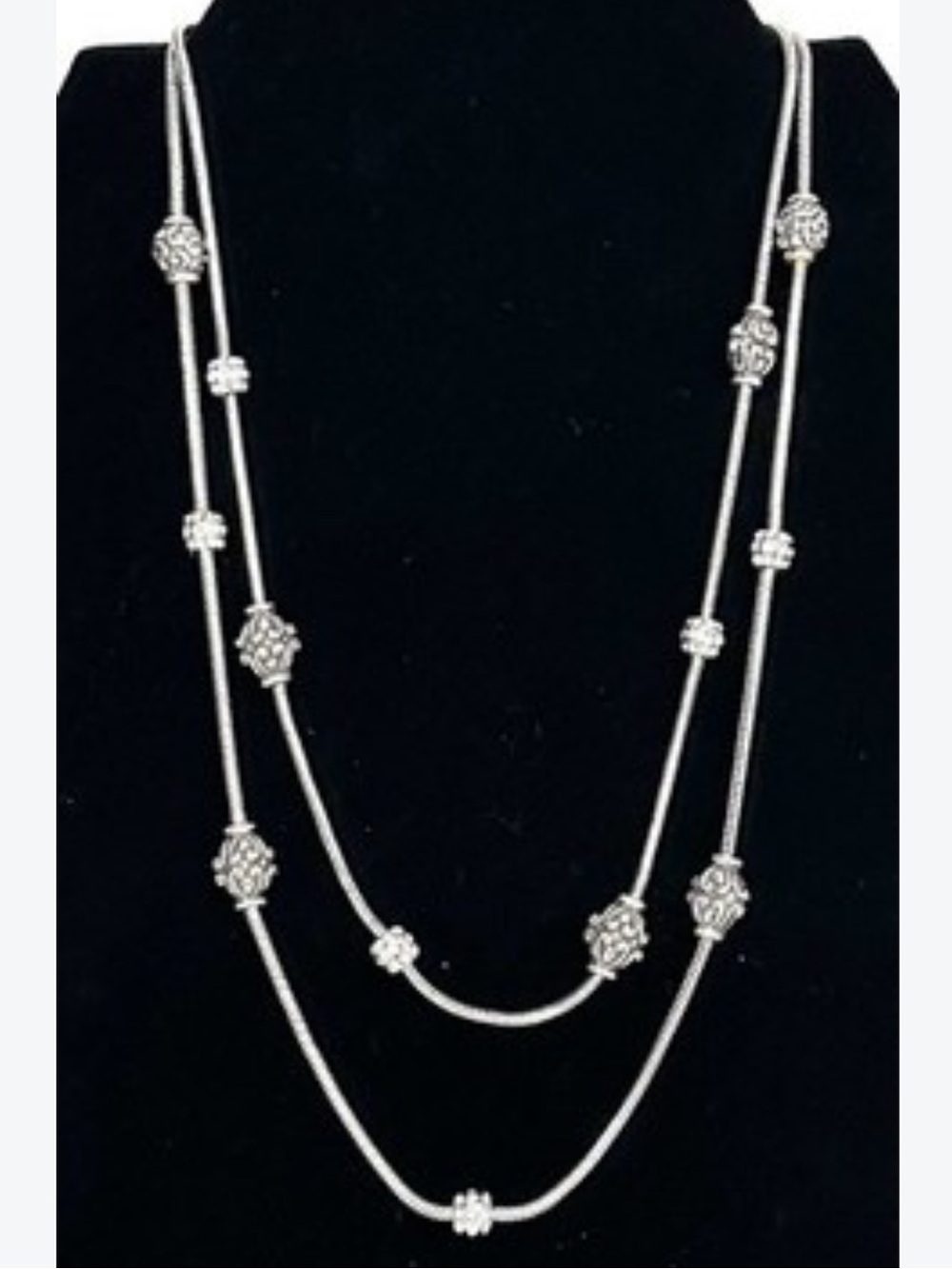 Brighton Full Moon Layered Necklace SOLID BRASS STERLING SILVER
